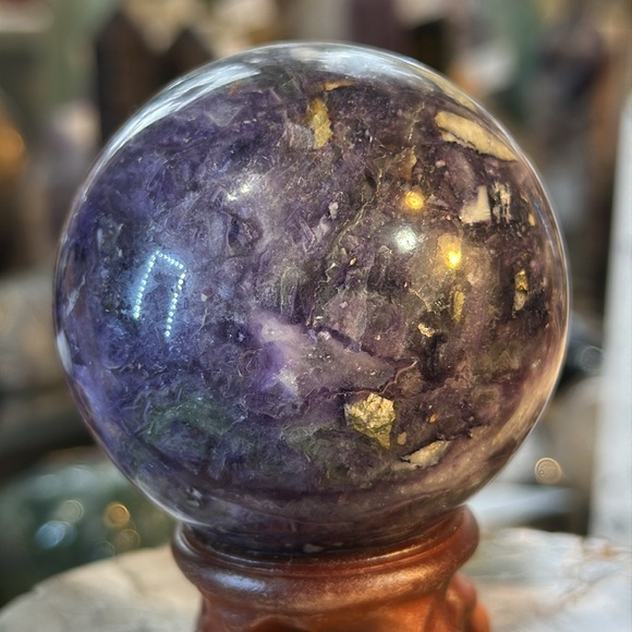 🔥SALE🔥 Lepidolite Crystal Sphere! - Picture 3 of 5